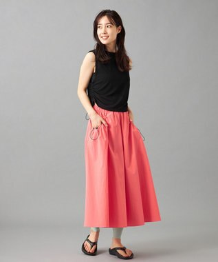 Chacott Chacott BALANCE タフタAラインスカート コーラル