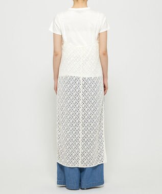 uncrave ジオメトリックレース キャミソールワンピース オフ