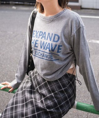 WEGO ヴィンテージウォッシュドロストロンT ライトグレー