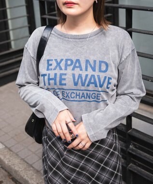 WEGO ヴィンテージウォッシュドロストロンT ライトグレー