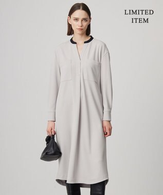 ICB 【WEB限定・洗える】アムンゼンジャージー ワンピース ベージュ系