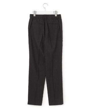 23区 【洗える/セットアップ対応】アイアスマットストレッチ テーパード パンツ ブラック系