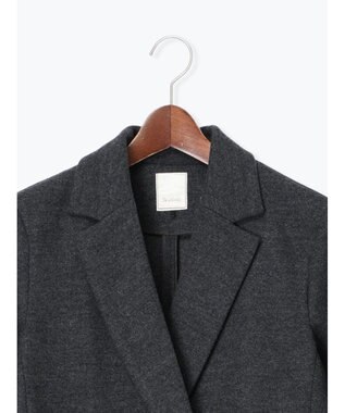 Te chichi ウール混ジャージーテーラードジャケット チャコールグレー