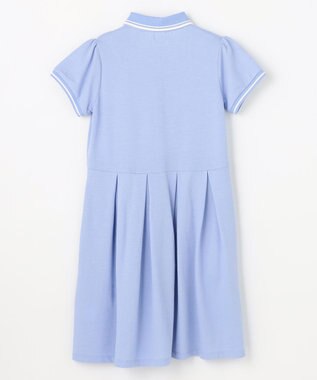 組曲 KIDS 【100㎝】 カノコポロワンピース サックスブルー
