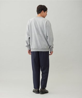 UNFILO MENS 【男女兼用】クリーンスエード エンボスロゴ クルー チャコール