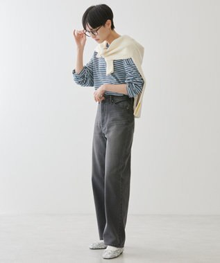 AMERICAN HOLIC マルチボーダーカットプルオーバー Sax