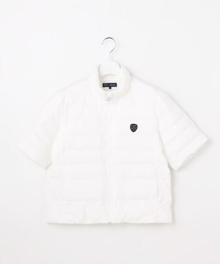 23区GOLF 【WOMEN】半袖パディングブルゾン ホワイト系