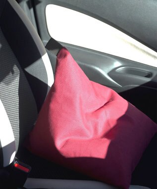 ビーズクッション tetra ソファー張り生地 シェニール ビーズクッション （ミニサイズ） グレープ