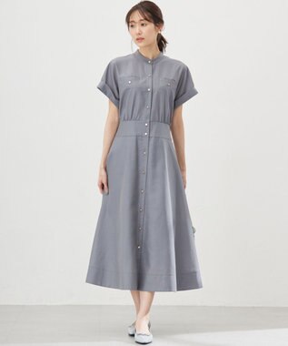 組曲 【WEB限定】シアーボイルワンピース グレー系