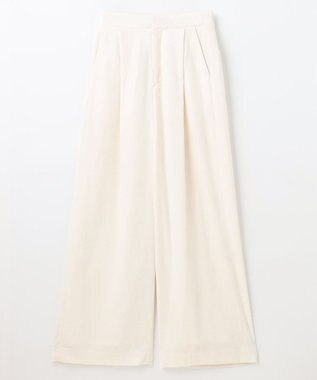 NAVE ブライトベロア パンツ ホワイト系