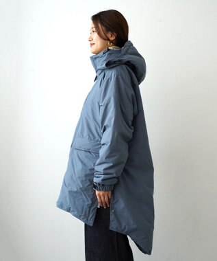 KWD 【日本製/高品質ダウン】DOWN MONSTER JACKETグリーンダウン ダウンモンスタージャケット ブルーグレー