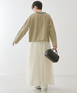 AMERICAN HOLIC マルチボーダーカットプルオーバー Yellow