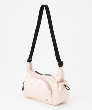 LA BAGAGERIE メタリックドロストポケット　ミニショルダーバッグ アイボリー