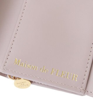 Maison de FLEUR EC限定ベルトリボンミニウォレット Lavender