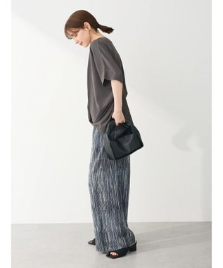 Green Parks 裾タック表面カットプルオーバー Gray