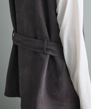 CRAFT STANDARD BOUTIQUE フェイクスエードベスト Charcoal Gray