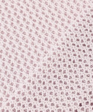 ANY フレンチスリーブメッシュニット ラベンダー