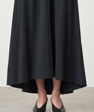 ATON 48/2 ORGANIC JERSEY | ノースリーブドレス BLACK