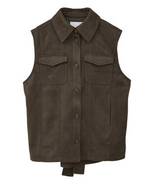 CRAFT STANDARD BOUTIQUE フェイクスエードベスト Brown