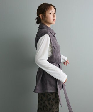 CRAFT STANDARD BOUTIQUE フェイクスエードベスト Charcoal Gray
