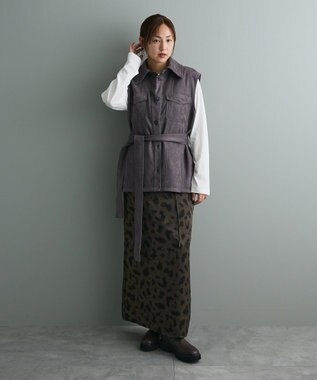 CRAFT STANDARD BOUTIQUE フェイクスエードベスト Charcoal Gray