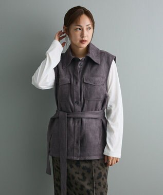 CRAFT STANDARD BOUTIQUE フェイクスエードベスト Charcoal Gray