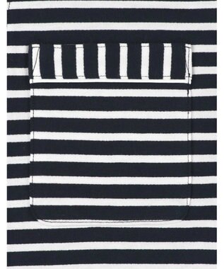 une nana cool 綿100％ 薄手裏毛ボーダー 半袖パジャマ LG