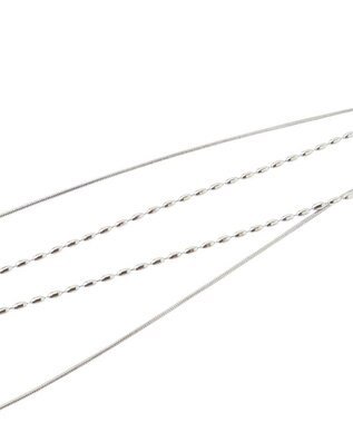 Green Parks ・ＨＡＬＦ　ＴＩＭＥ　サージカル２連ネックレス Silver