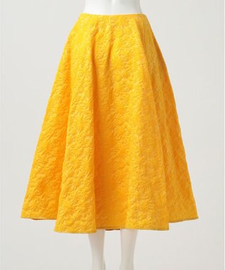 23区 【R(アール)】LIMONTA フラワージャカード スカート サフランイエロー系