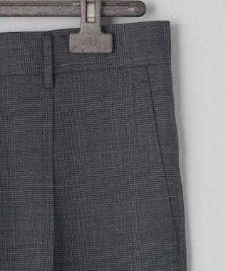 GOTAIRIKU ロングセラー【洗える/折り目加工/シワになりにくい/ウエストアジャスター】ウォッシャブル サマーウール100％パンツ_限定色(1タック)23年モデル グレー系4