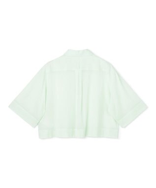 BEIGE， BAC / コットンシアー ショートレングスシャツ Mint