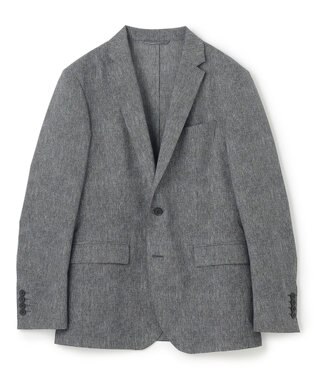 JOSEPH HOMME 新型・新柄【洗える/ストレッチ/シワになりにくい/セットアップ対応可】クールドッツストレッチ 　ジャケット ライトグレー系