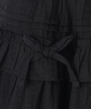 ANY KIDS 【洗濯機可能】カラミドビー ティアードスカパン ブラック