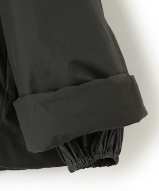 ICB 【WEB限定カラーあり・撥水加工】ADSダウン フーデットミドル丈コート チャコールグレー系