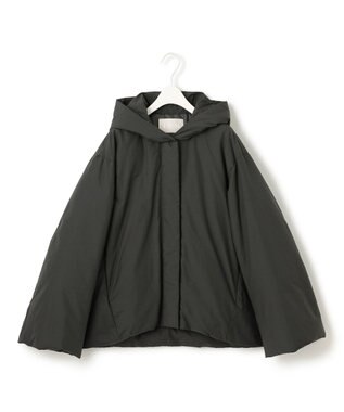 ICB 【WEB限定カラーあり・撥水加工】ADSダウン フーデットミドル丈コート チャコールグレー系