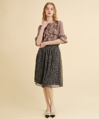 TOCCA 【消臭・洗える】LOVE スカート ブラック系5