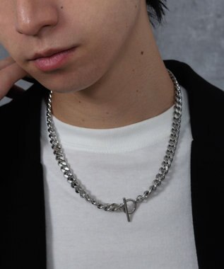 WEGO Mステンレスマンテルチェーンネックレス 柄1