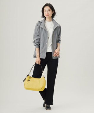 J.PRESS LADIES L 【洗える・撥水】Artirosa フーデッド コート モカグレー系