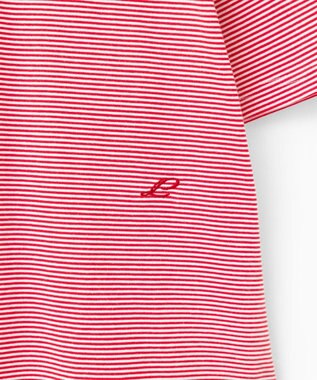 LENO THIN BORDER T-SHIRT / 細ボーダーTシャツ 《UNISEX》 WHITE×RED