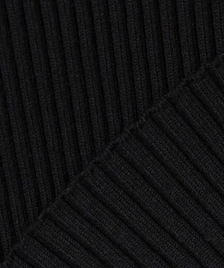 組曲 L 【WEB限定】ELENAオフショル風 ニットプルオーバー ブラック系