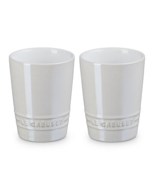 YAMATO テーブル＆キッチン 【ル・クルーゼ】ペア・ショート・タンブラー  ホワイトラスター