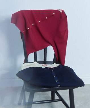 TOCCA 【洗える】DEW カーディガン ローズ系