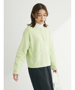 Green Parks 鹿の子カットカーディガン Light Green