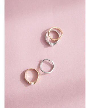 AMERICAN HOLIC ツイスト２ｓｅｔリング Silver