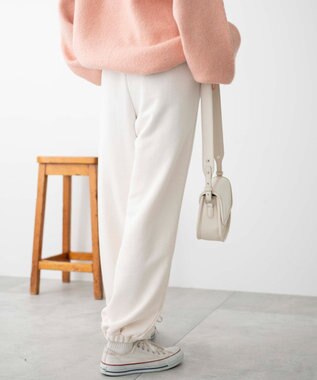 WEGO スウェットジョガーパンツ ホワイトアイボリー