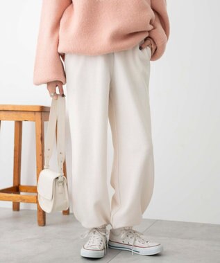 WEGO スウェットジョガーパンツ ホワイトアイボリー