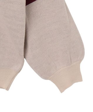 WEGO ナンバリングジャガードニット ワイン