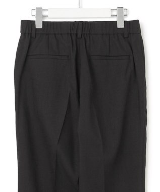 23区 【洗える/セットアップ対応】アイアスマットストレッチ テーパード パンツ ブラック系