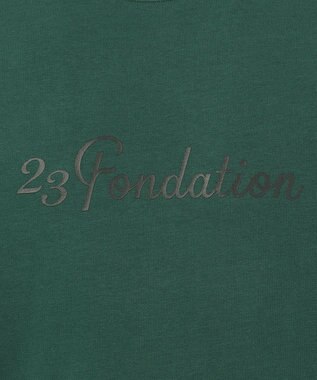23区GOLF 【MEN】【23Fondation/WEB&一部店舗限定】ライト裏毛 スウェットプルオーバー グリーン系