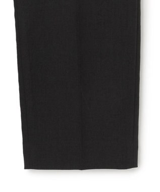 23区 【洗える/セットアップ対応】アイアスマットストレッチ テーパード パンツ ブラック系